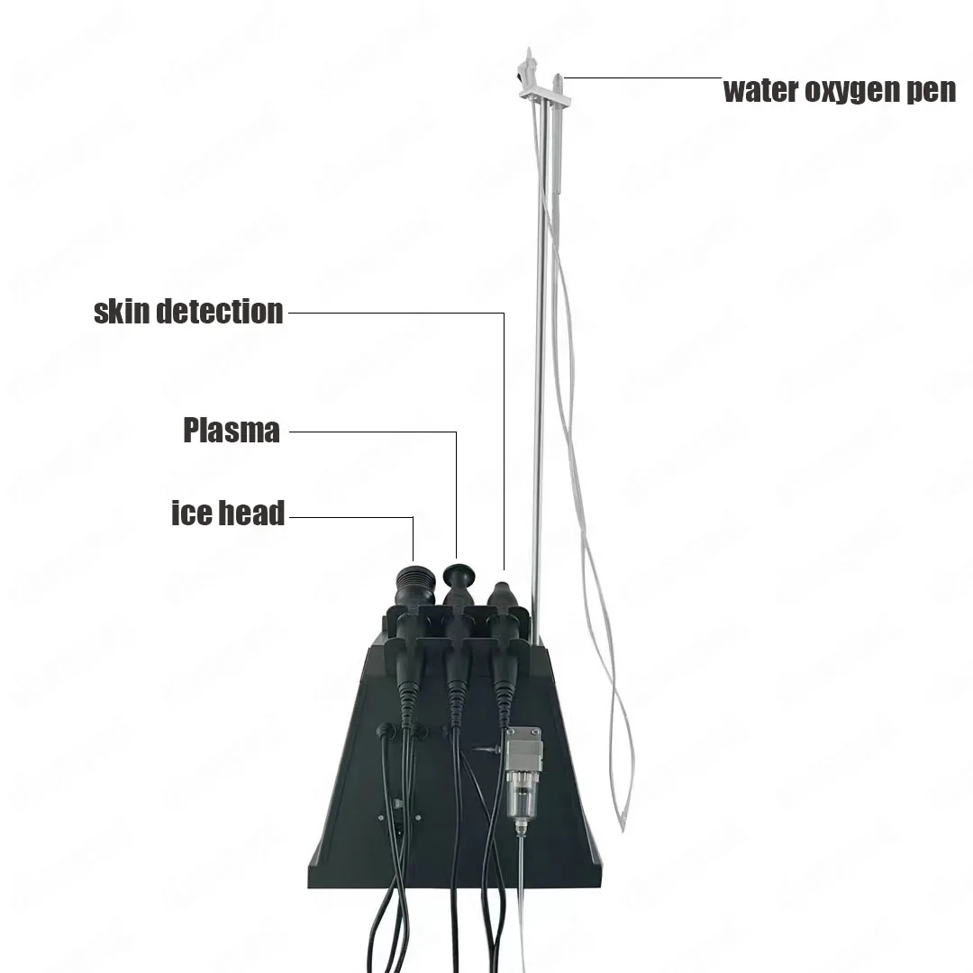 آلة التقشير النفاثة حقن جهاز الأكسجين المياه المحمولة الأكسجين العلاج تجديد الجلد العناية بالبشرة التطهير العميق