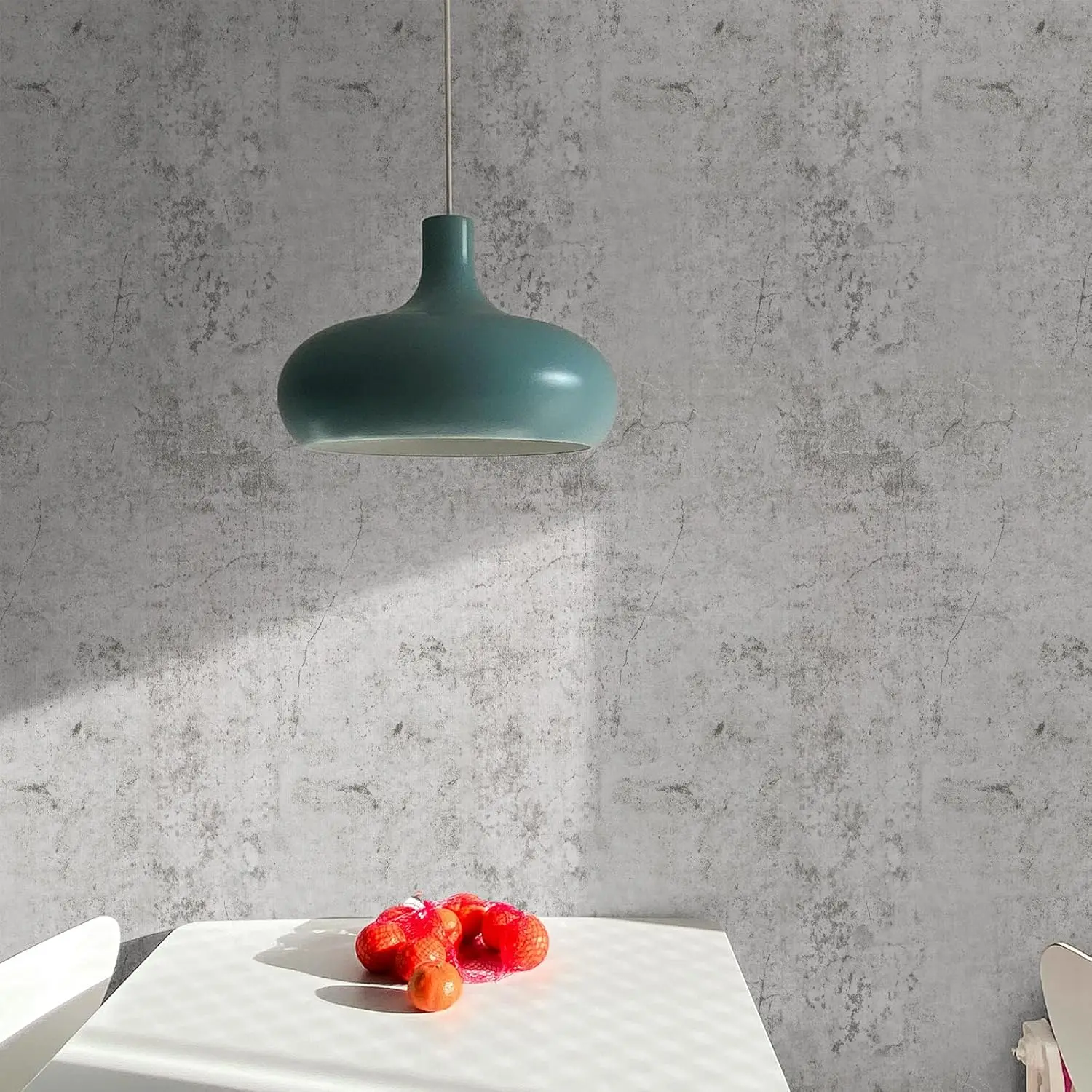 1PC 55CM Wide Industrial Wind Self-adhesive Wallpaper Cement Gray Sticker Waterproof Retro Old Mottled Dark Gray Wallpaper