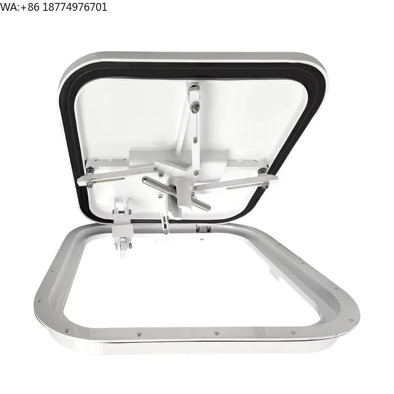 Genuine Marine Supplies Aluminum Watertight Escape Hatch Cover with Lift Handle Inspection Hatches for Boats
