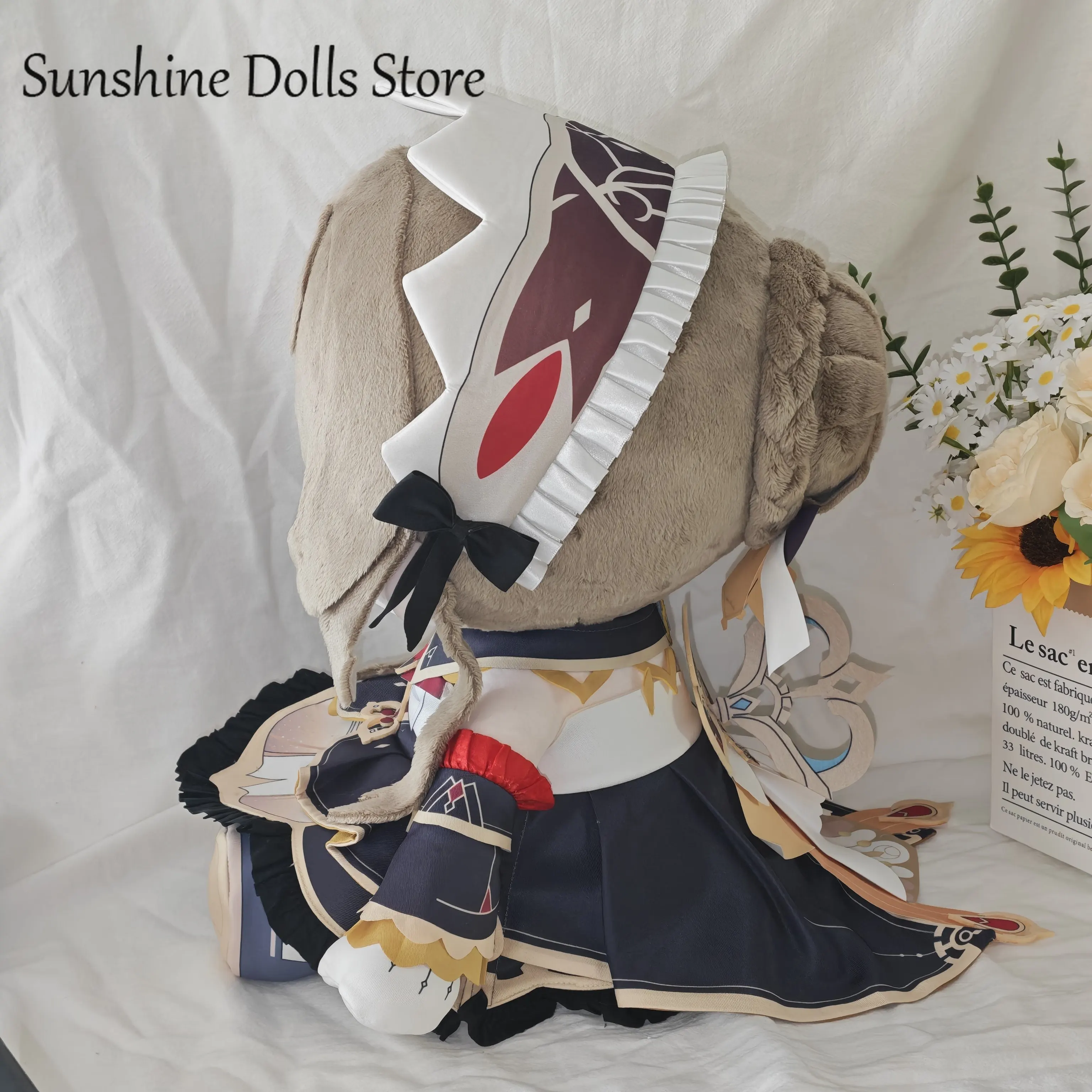 40cm Game Sandrone Marionette Genshin Impact Doll Plushie Sitting Posture Plush Stuffed Character Toys Change Clothes Mascot