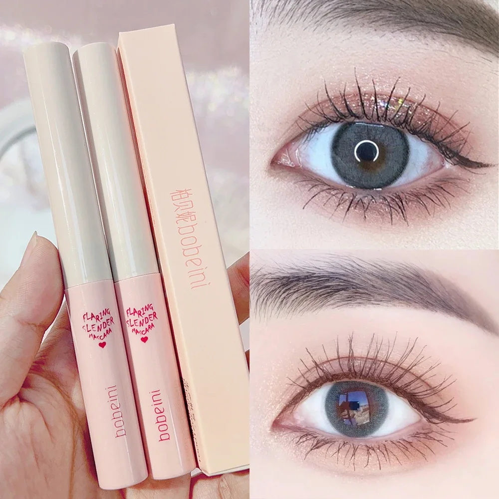 Heallor-Mascara waterproof à brosse ultra-fine, maquillage d'extension de cils, curling à séchage rapide, noir, marron, 256