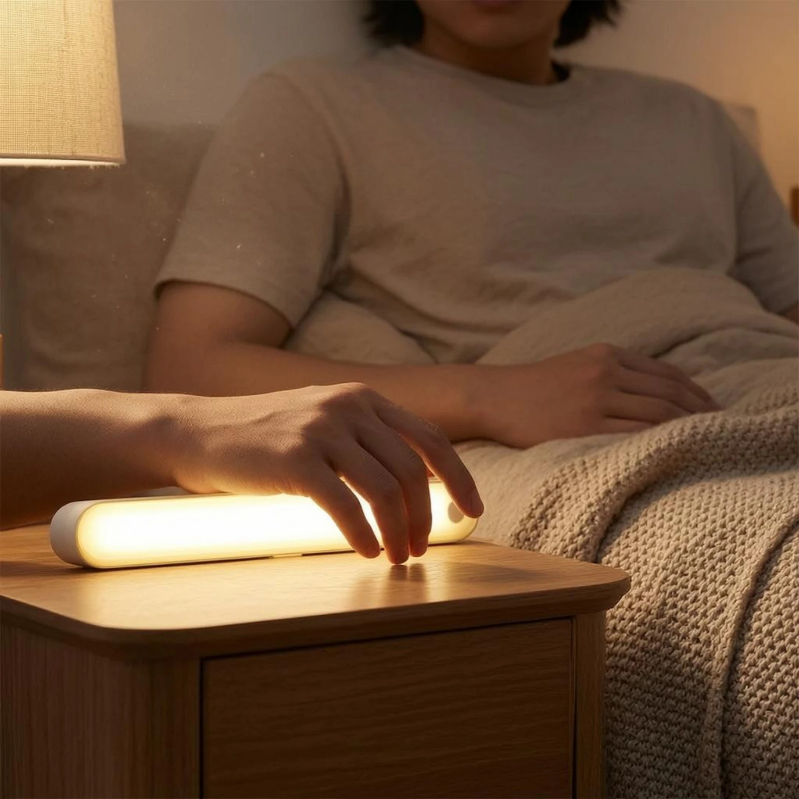 

Rechargeable LED Night Light Cordless Adhesive LED Lamp Home Lighting Anti Glare for Bedside