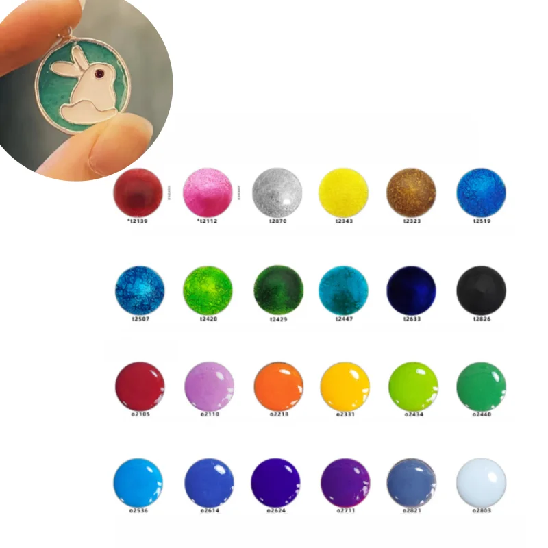 

Набор эмалевых порошков 30 г, 12/24 цвета, для творчества: украшение колец, ожерелий, изделий из смолы, стекла, керамики, росписи, декорирования, глазури