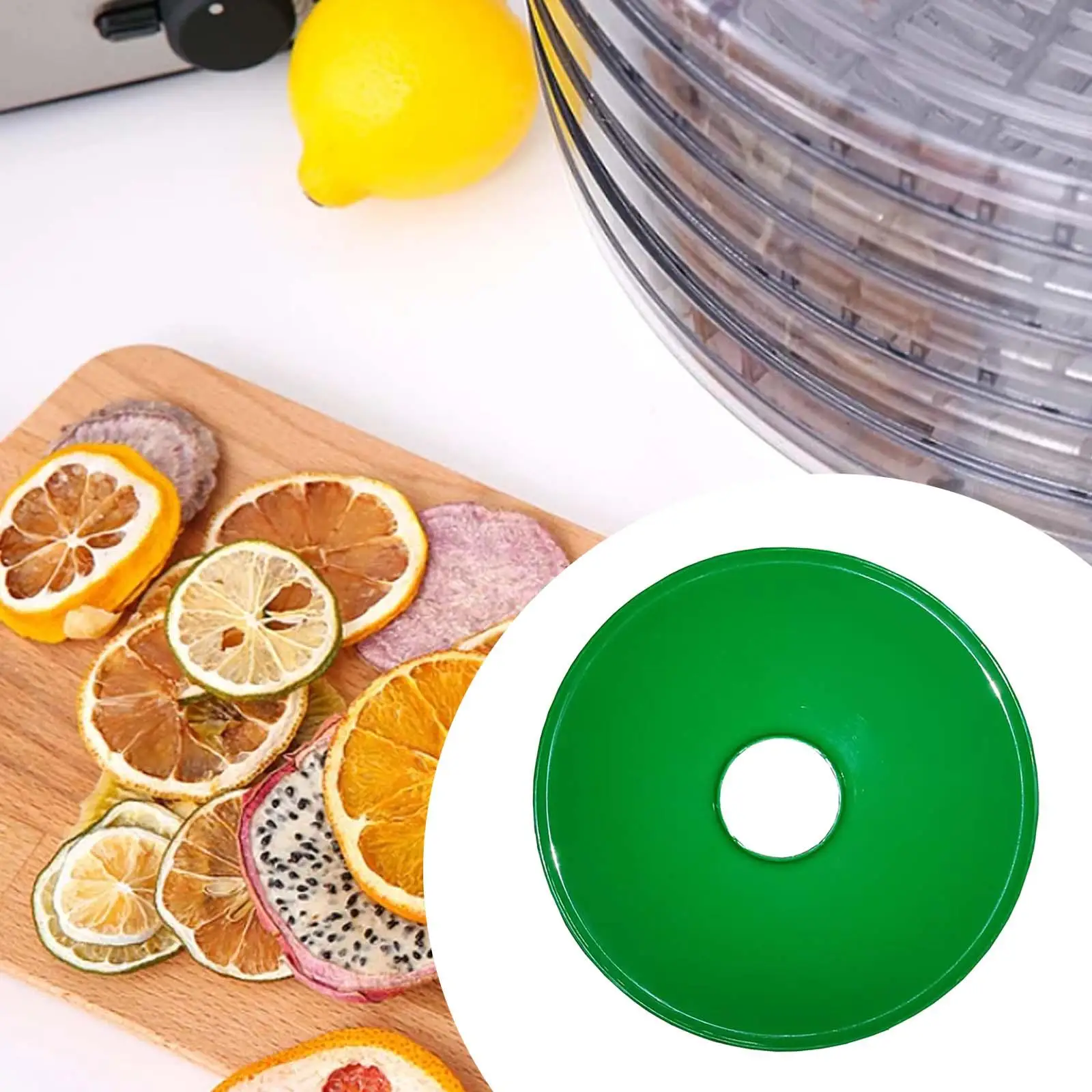 Food Dryer Mats Dehydrator Sheets Protective Non Stick Kitchen Water Tray Circle Tool Food Dehydrator Trays for FD-660 Accessory