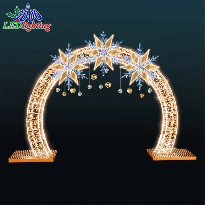 

custom.project new year Commercial outdoor lighting street decoration arch motif lights