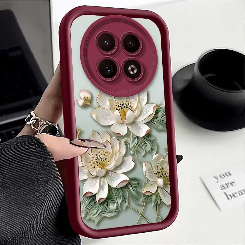 Realme12 Blooming White Flowers Sky Eye Ladder Phone Case For Realme 11 10 9i 9Pro 9i 9ProPlus 9 8i 8 8Pro 7i 7Pro 7 6 5 Cover