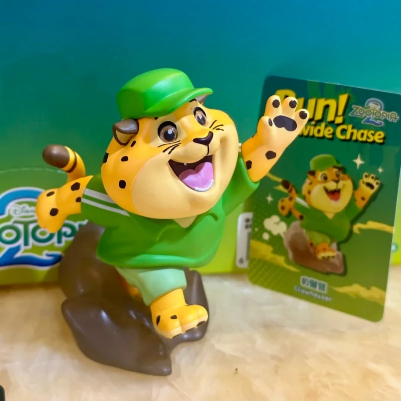 MINISO Disney Zootopia Run! City Chase Serie Blind Box Niedliche Judy Hopps Modell Animation Ornamente Kinderspielzeug Geburtstagsgeschenk