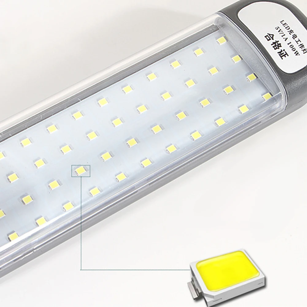 Imagem -02 - Led Trabalho Worklight Magnetic Portátil Mecânico Trouble Light Base Magnética e Ganchos Suspensos para Reparação do Carro 1000lm