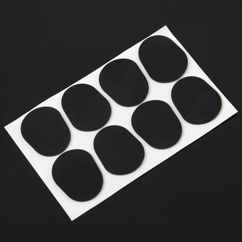 40 Uds saxofón Alto/Tenor boquilla parches almohadillas cojines negro --- 0,8 Mm