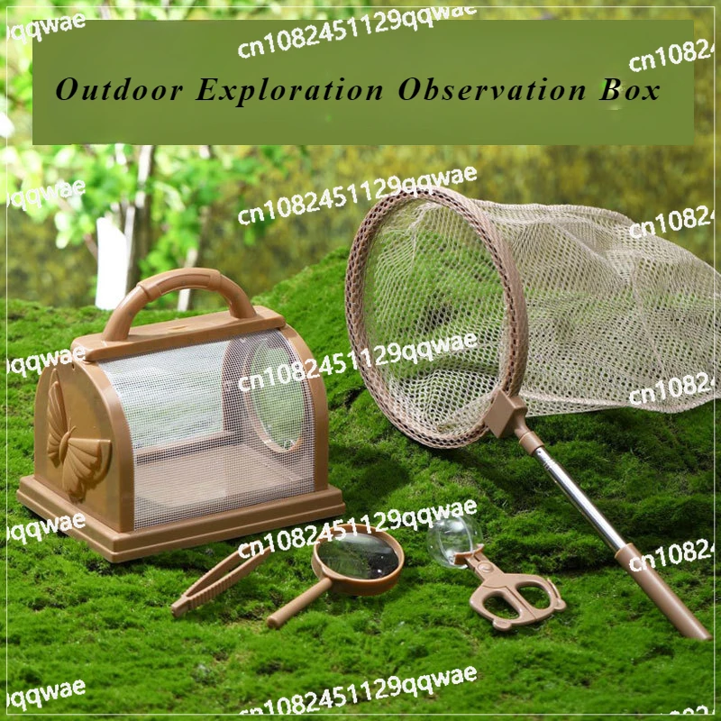 Portable Insect Collector Outdoor Exploration Insect Observation Cage Equipped with Capture Tools Take Your Child To Explore