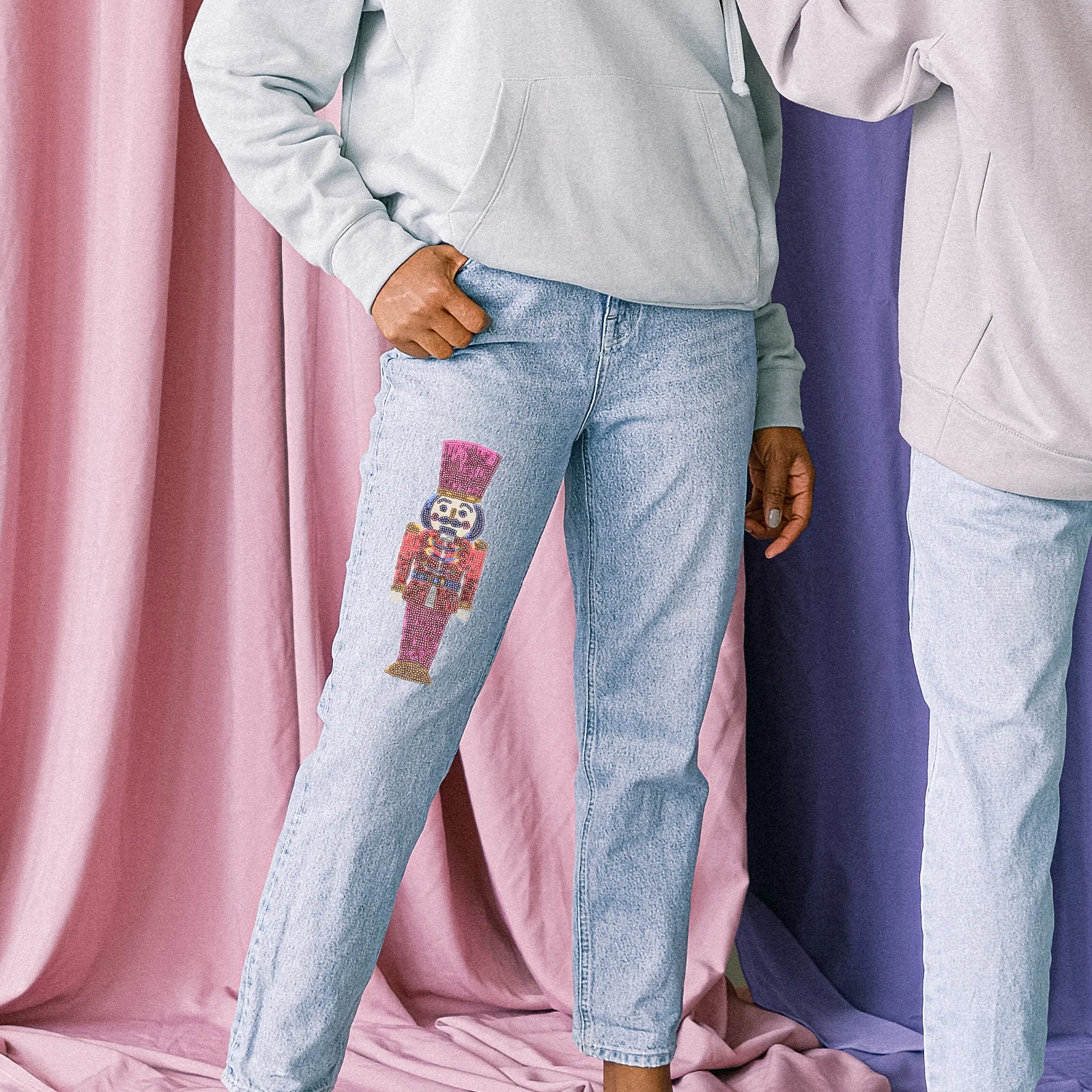 

3pcs Soldier Patch Embroidered Decorative Nutcracker Multi-function Wear-resistant Coat Patches Clothes Accessories Sequin DIY