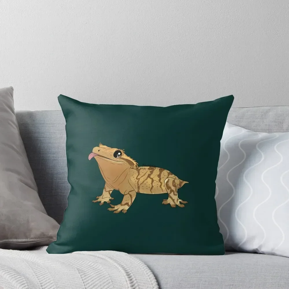 

Tiger frog-butt crested gecko Long Throw Pillow Sofa Cushion Cover Couch Cushions Pillowcase Cushion pillow