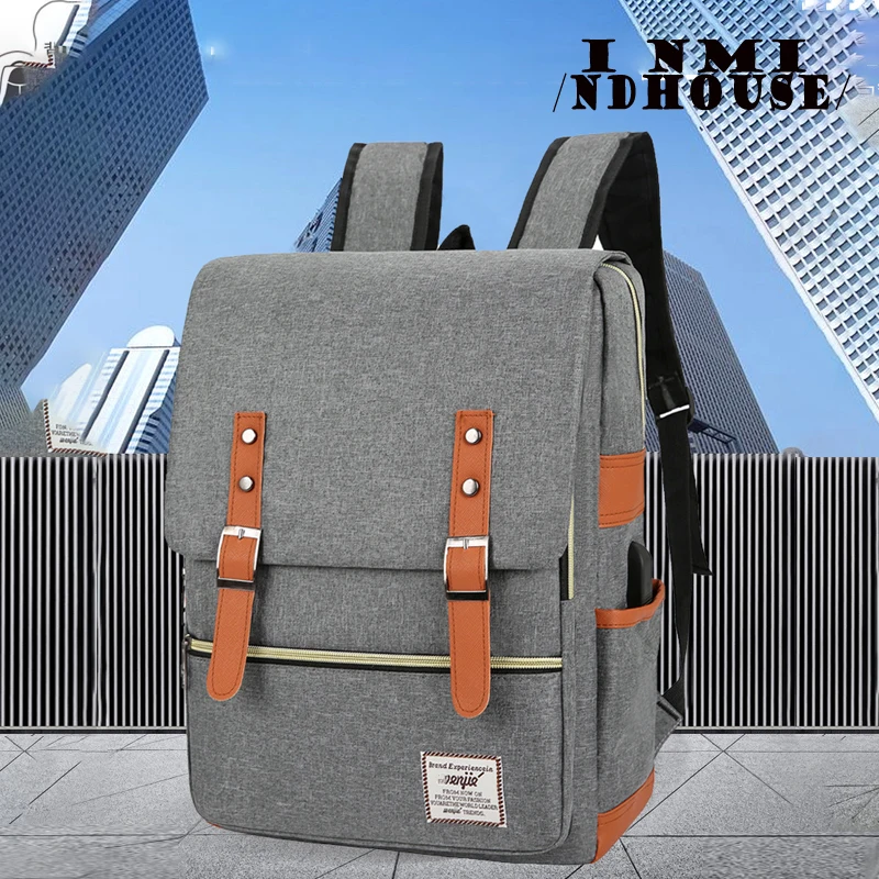 Travel Men 15 inch Laptop Backpack vacuum compression Backpack Business Large Capacity school Backpack expand outdoor backpack