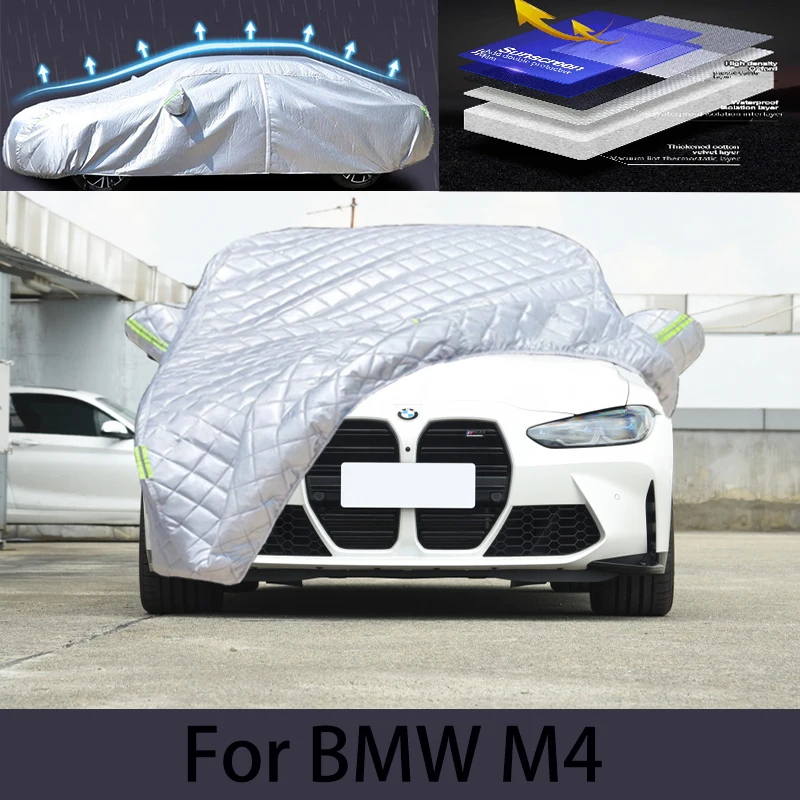 

For BMW M4 Car hail protection cover Auto rain protection scratch protection paint peeling protection car clothing