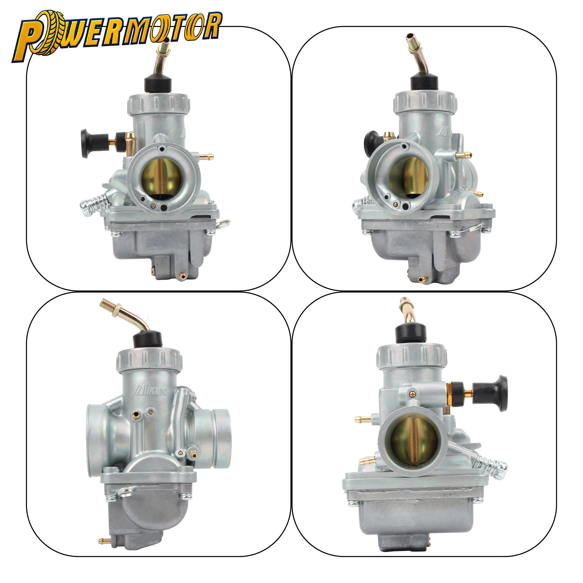 Carburador Retro de 28 mm para Motocicleta Yamaha DT125 DT175 RX125 DT RX RT 100 125 125LC 2 Tiempos VM24, Accesorios para Carburador de Moto