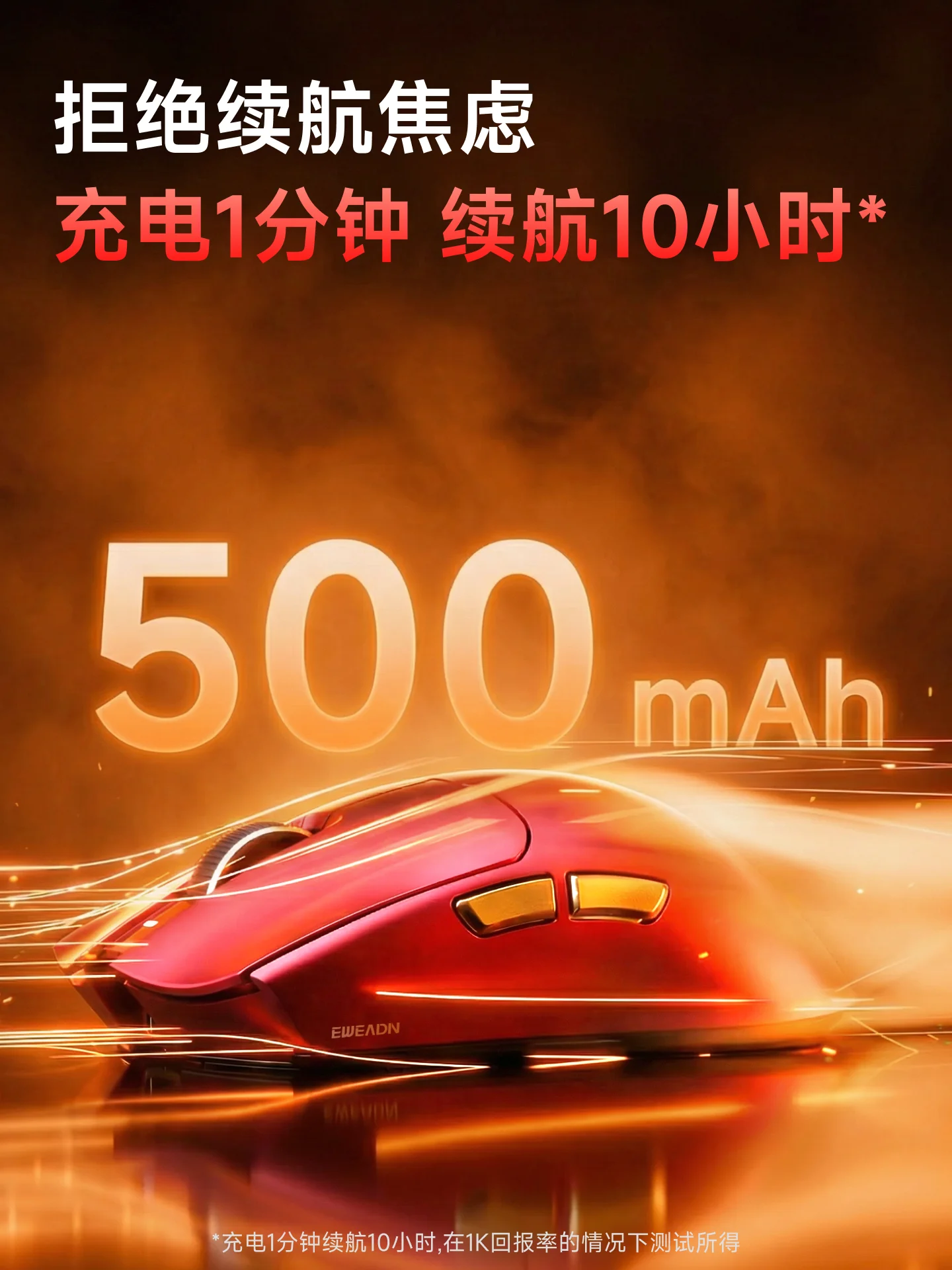 EWEADN S9 Pro Ultra V2 Wireless Gaming Mouse Tri-Mode 0.185ms PAW3950 Lightweight 500mAh 42000DPI 750IPS Ergonomic E-sport Mouse