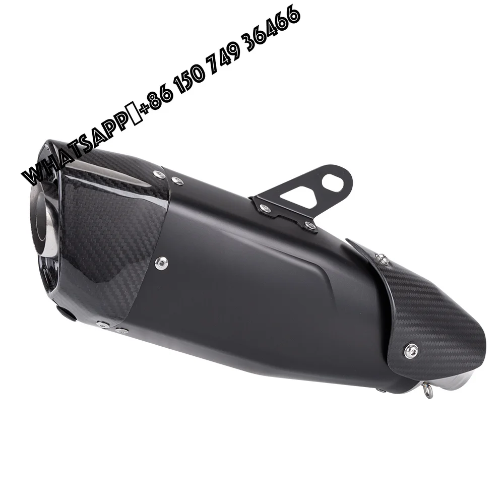 

Suitable for MT09 R3 Ninja 400 Exhaust Pipe Modification K195 Stainless Steel Carbon Fiber 51mm Universal Tail Section