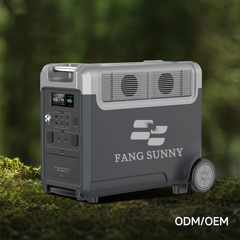 Portable Station 3600W  3840Wh Solar Generator for Mobile Camping Pure Sine Wave External Battery Solar Panel  Car
