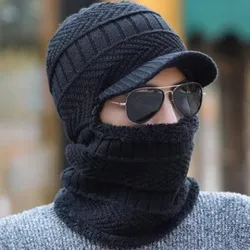 Chapéu de Inverno, Skullies, Gorros, Chapéus, Lã, Cachecol, Bonés, Balaclava, Máscara, Boné, De malha