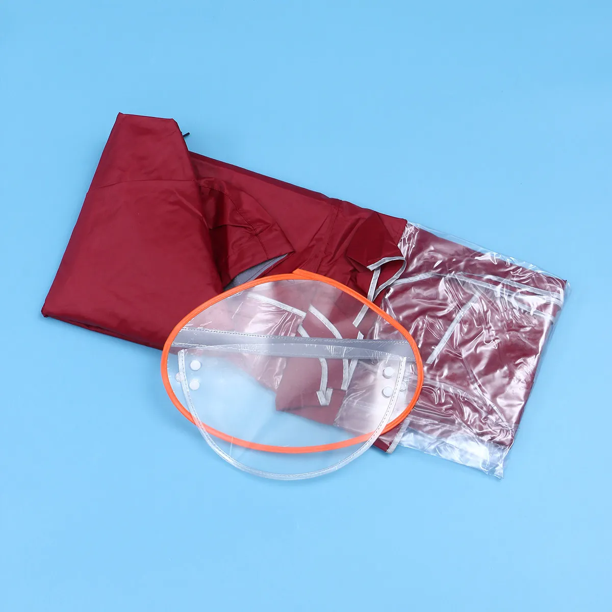 

Waterproof Bike Raincoat Poncho Thickened Oxford Fabric Motorcycle Raincape Foldable Compact Design for Cycling Electric Scooter