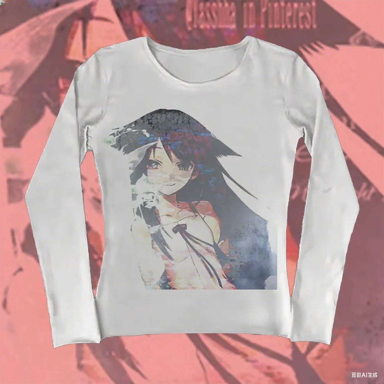

Women aesthetics Vintage y2k Star Graphic Tops O-neck Long sleeved T-shirt Grunge Streetwear Harajuku Aesthetic Anime T-shirts