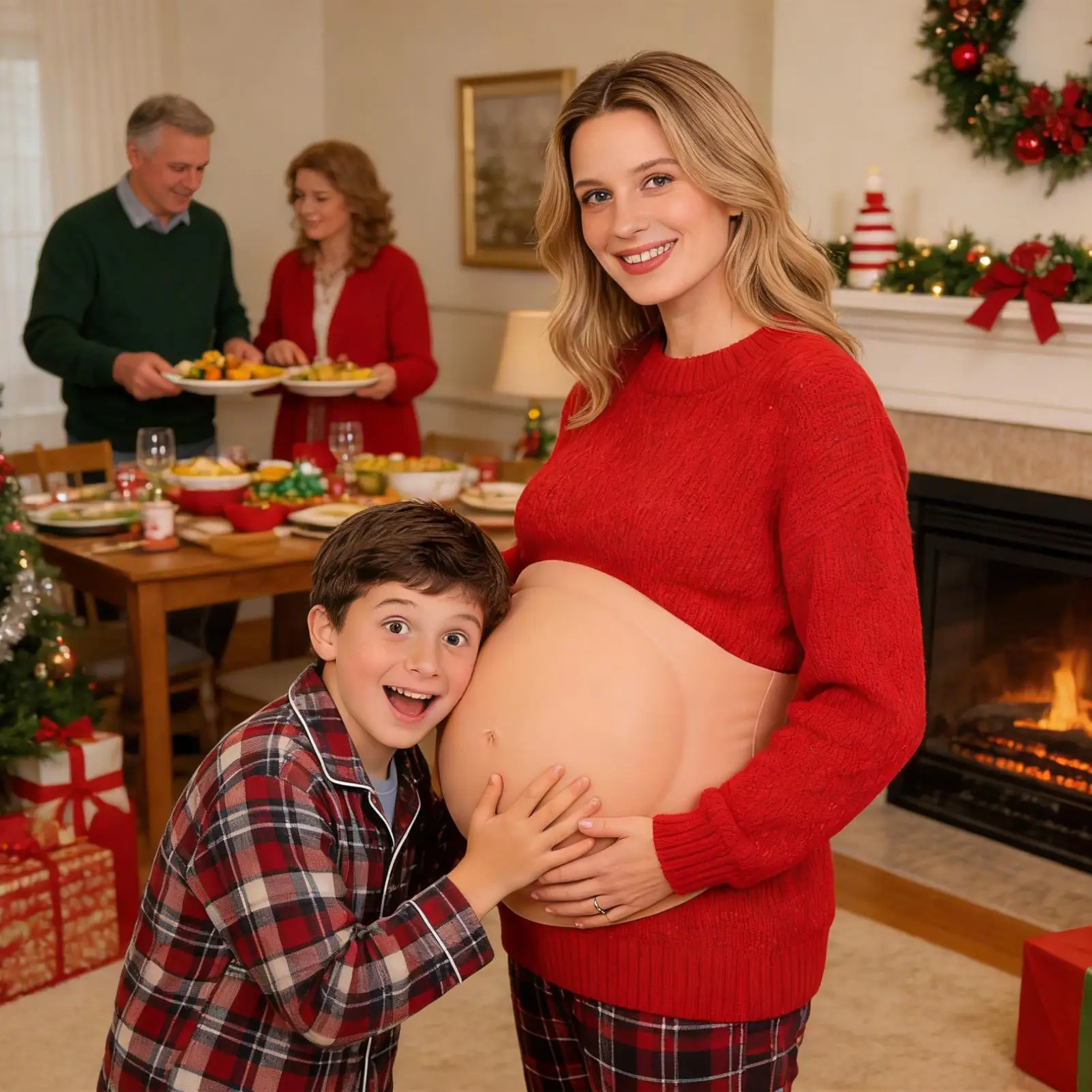 Fake Pregnant Belly Prank Gags Props Prank Silicone Pregnant Belly For Party Home Role Play Cosplay Photography Stage