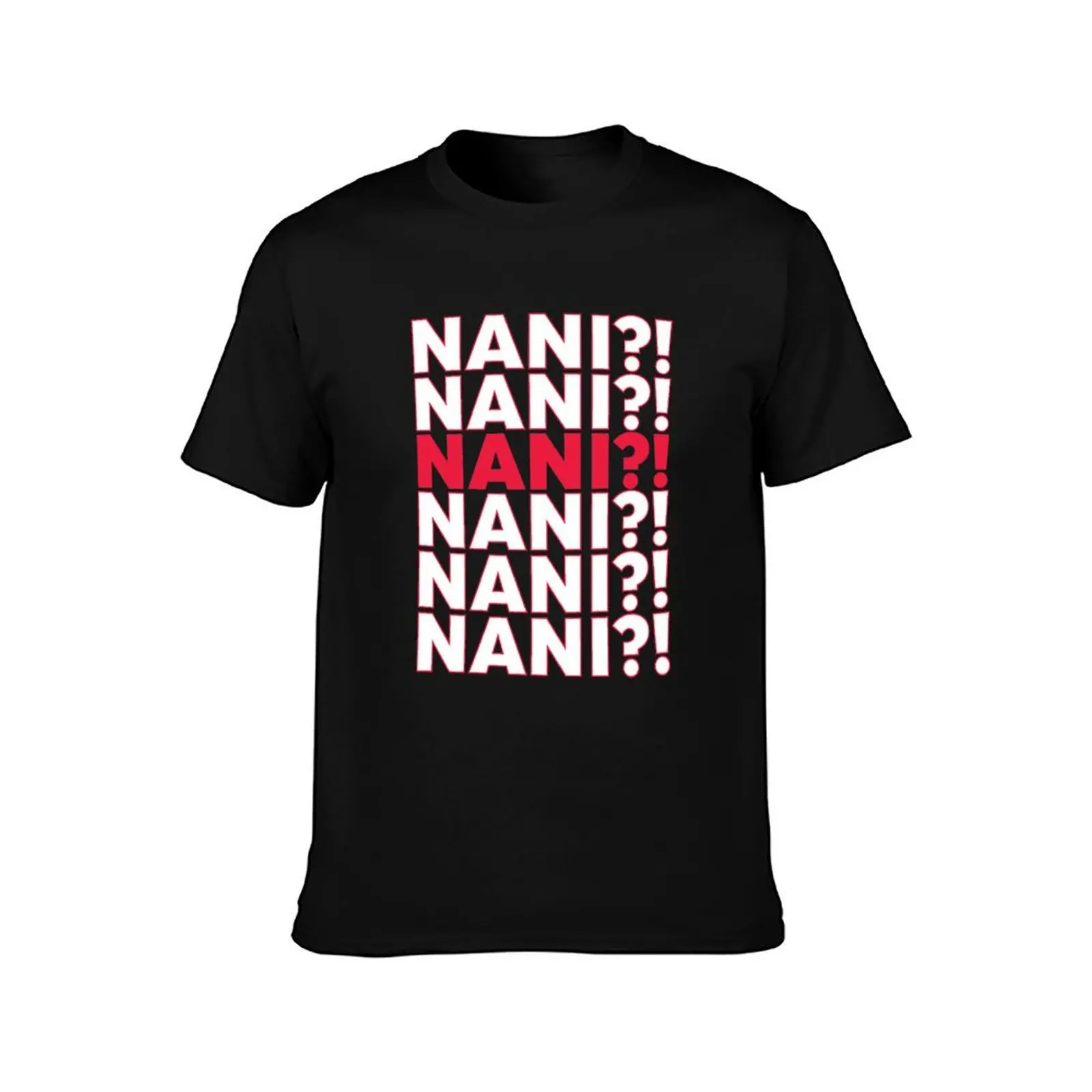 NANI T-Shirt summer top anime plus size men clothing