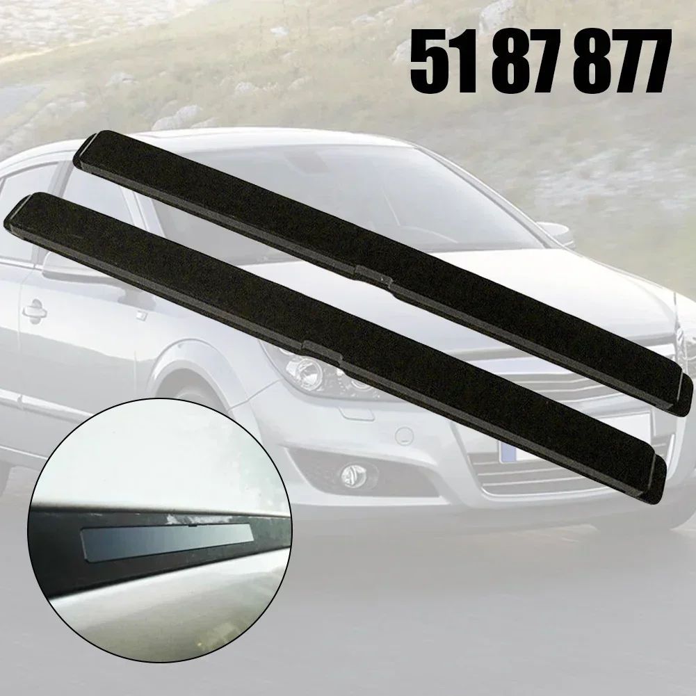 2pcs Plastic Cover Front And Rear Roof Rack Roof Carrier Suit For Opel Astra H Front And Rear Car Stickers Decoration Accessory