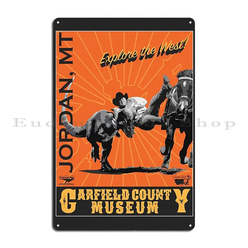 Garfield County Museum Metal Plaque Poster Painting Designing Wall Decor Club Club Tin Sign Poster