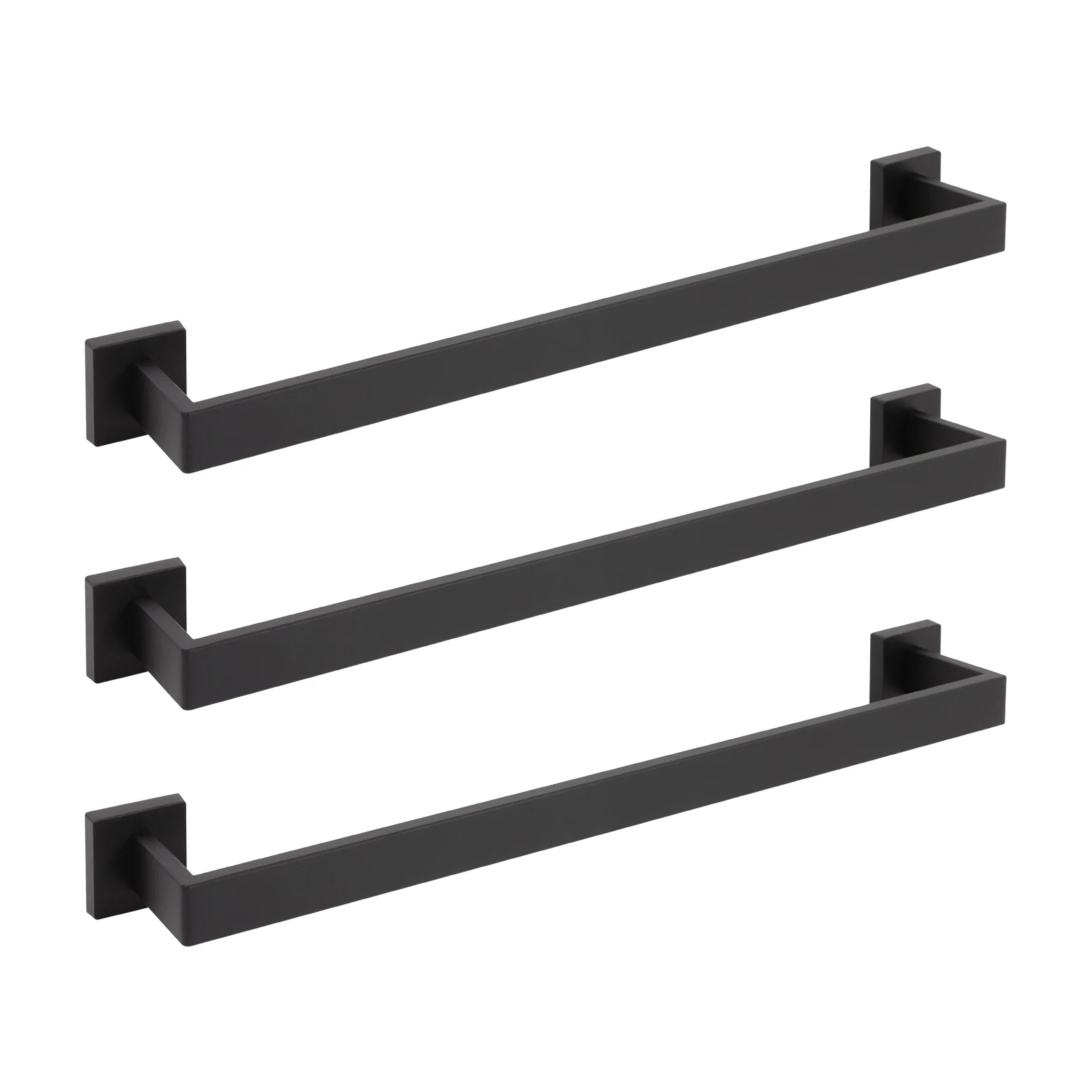 

(Clearance Sale!) 15pcs Bathroom Hardware Set Stainless Steel Bathroom Towel Bar Set Wall Mounted Towel Ring & Hook Organizer Tissue Paper Holder Toothbrush Holder