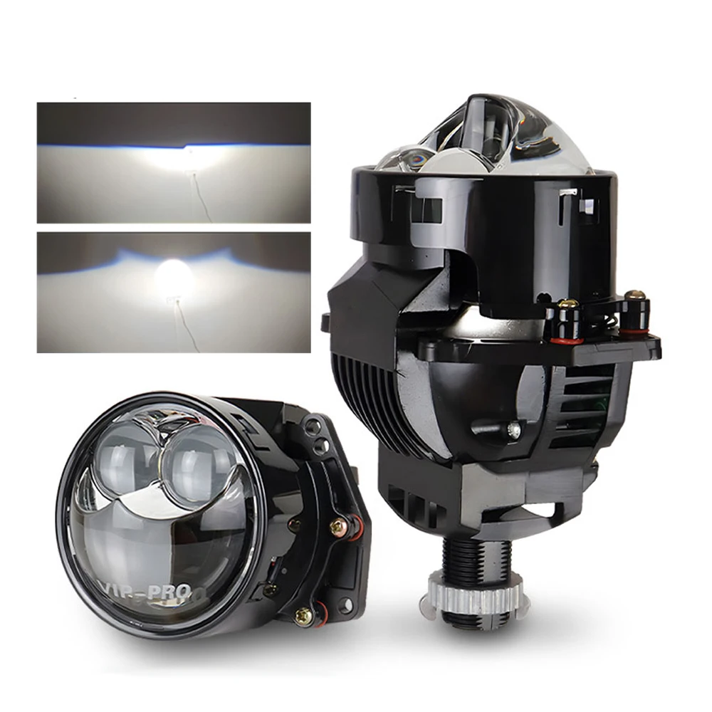 

3.0 Bi LED проектор Len Light 3-дюймовые автомобильные фары 40000LM 150W светодиодные фары модернизированные комплекты для обновления фар лампы для фар