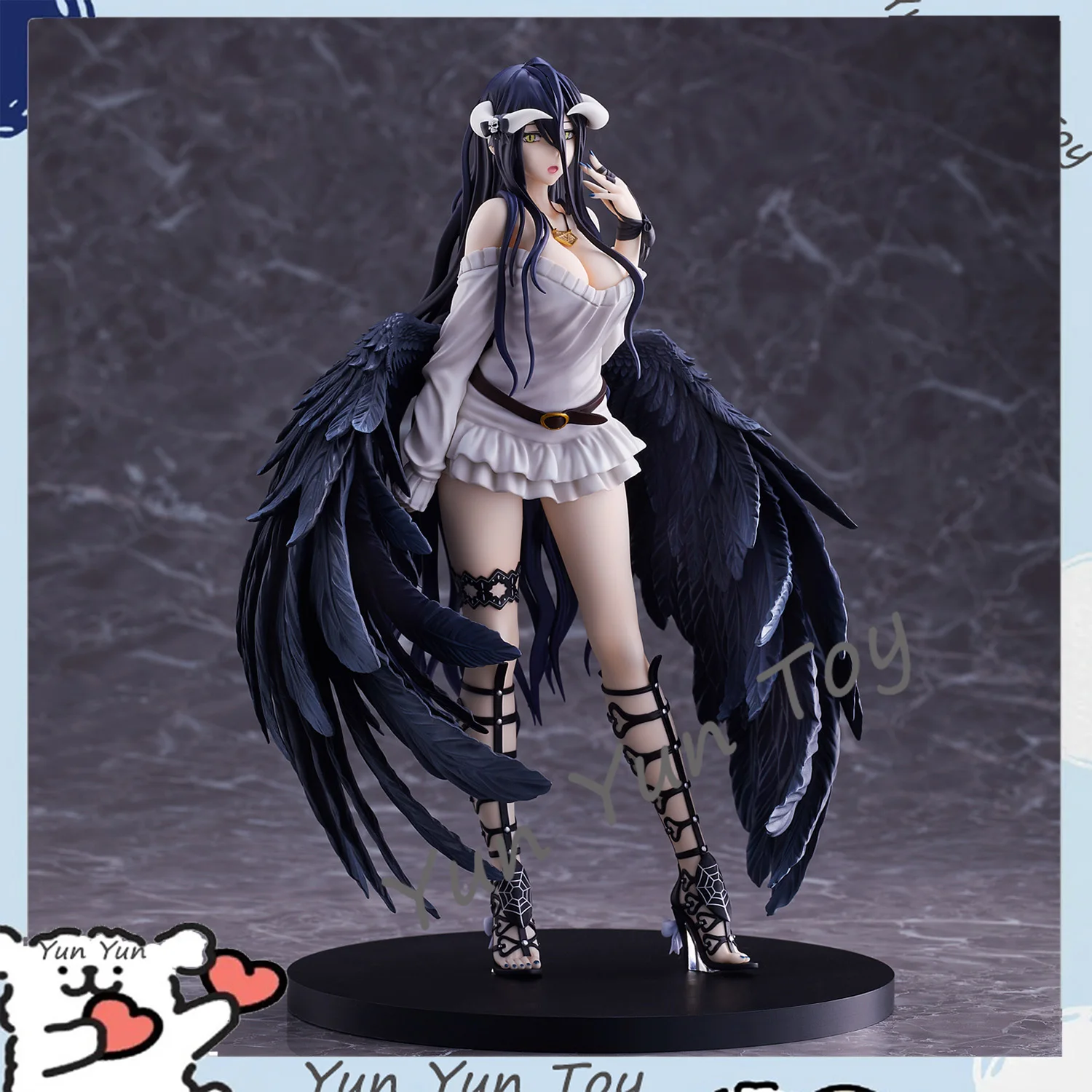 Overlord III-PVCアクションフィギュア,おもちゃ,美しい女の子の人形,コレクションモデル,クリスマスプレゼント,21 cm