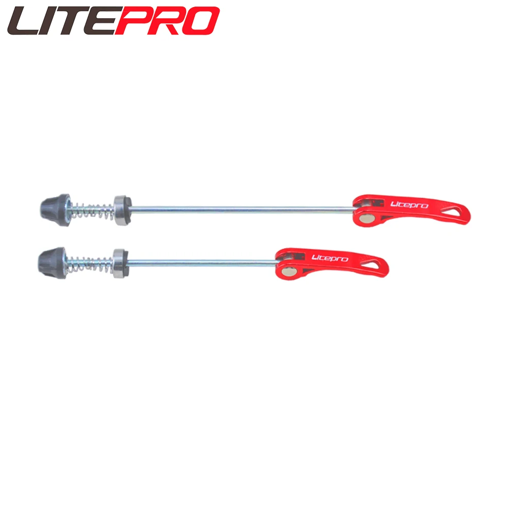 Litepro Aluminum Alloy Quick Release Lever MTB Mountain Bike Wheelset QR Rod For Road Folding Bicycles Wheels Skewers