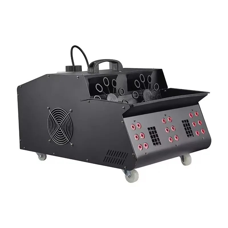 Smoke Bubble Machine 2000w Led Electric Fog Bubble Machine Automatic for Stage Party Celebration Festival
