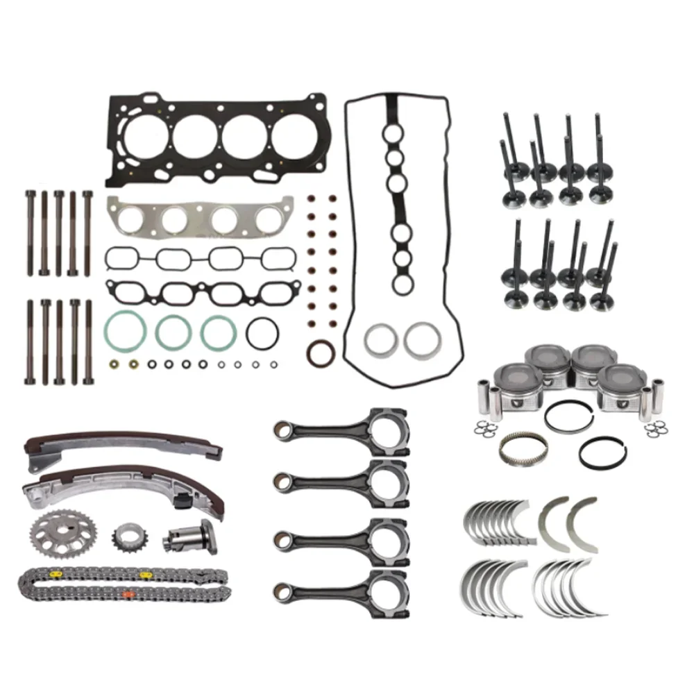 Engine Parts Overhaul Gaskets Rebuild Full Gasket Set Head Bolts Kit Fit 1.8 L l4 GAS DOHC 1ZZ-FEFor Toyota Chevrolet 1.8L 98-08