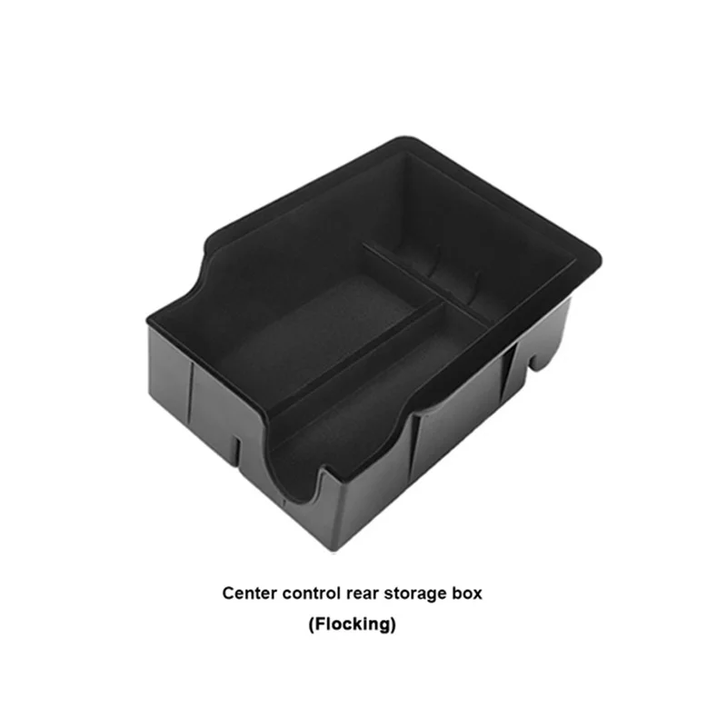 Reposabrazos de consola central delantera/trasera de coche, caja de almacenamiento oculta para Tesla Model 3/ Y 2021, caja Interior de coche,