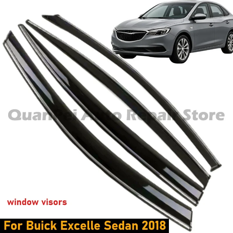 

Well-made rain guards For Buick Excelle Sedan 2018,original match anti deform,durable for protection and decoration