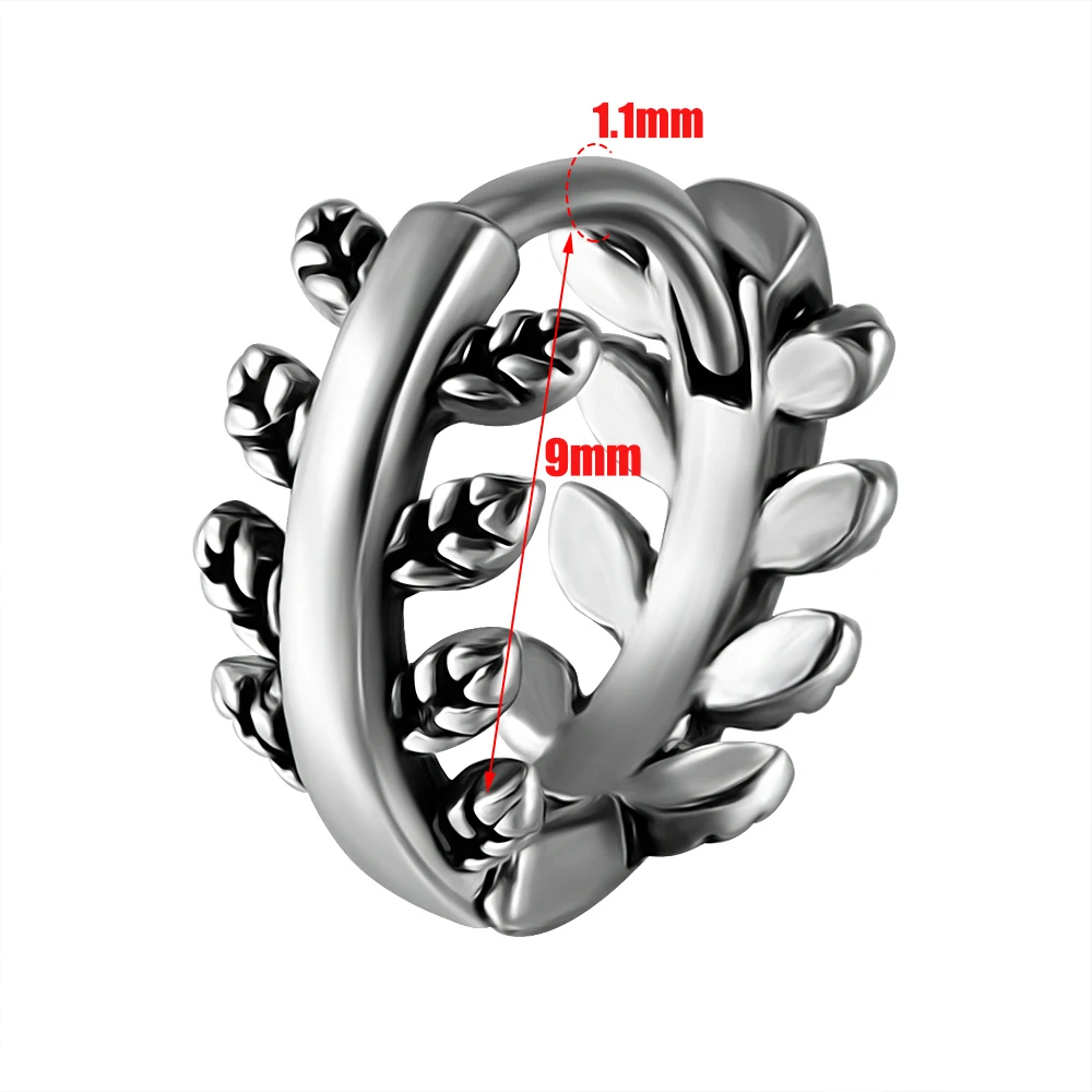 1PC Chirurgisch Staal Oorlel Kraakbeen Hoepel Clicker Scharnierende Segment Ster Hart Oorkraakbeen Tragus Helix Piercing Lichaam Sieraden