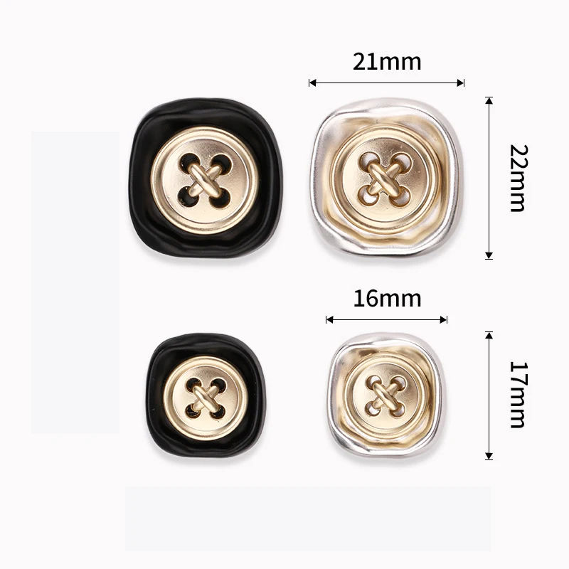 10pcs/Lot Size:17mm/23mm New pattern Strap design Metal Buttons Fashion Button Women's Coat sweater Sewing Accessories(SSA-3663)