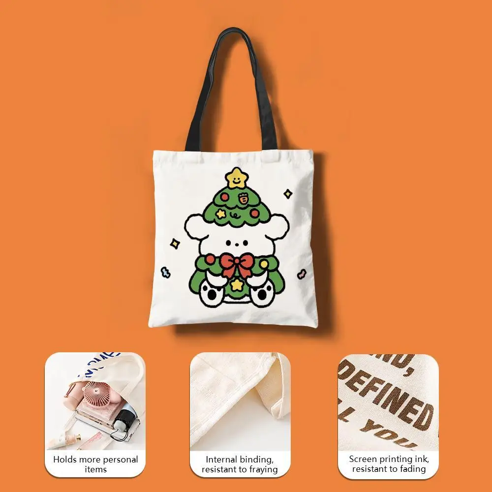 Summer Beach Vacation Storage Bags Canvas Tote Bag Large Double-Sided Print Daily Commute School Fashion Casual Style&Gift