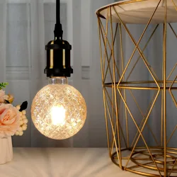 TIANFAN Vintage E27 Edison Led Bulb 4W 2700Kevin Warm White 110V 220V Speicalty Decorative Light Bulb G95 Crystal