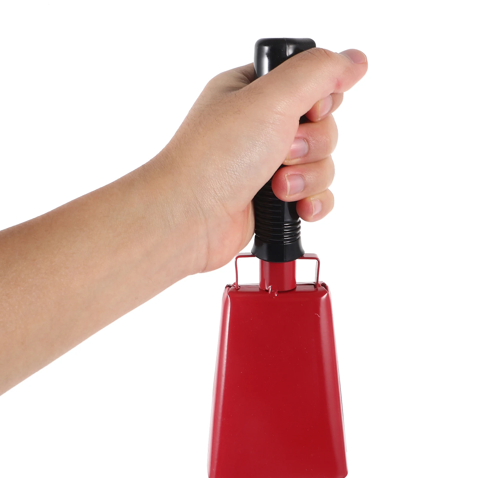 

2Pcs Red Cowbell Hand Handles for Football Sporting Events Party Cheer Noise Makers Clear Sound Durable StylishCowbells