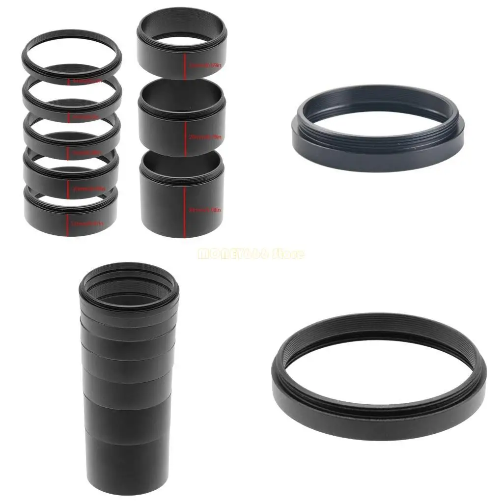 F62C 천문학 망원경 확장 튜브 텔레 스코프 T2 확장 튜브 블랙 M42x0.75