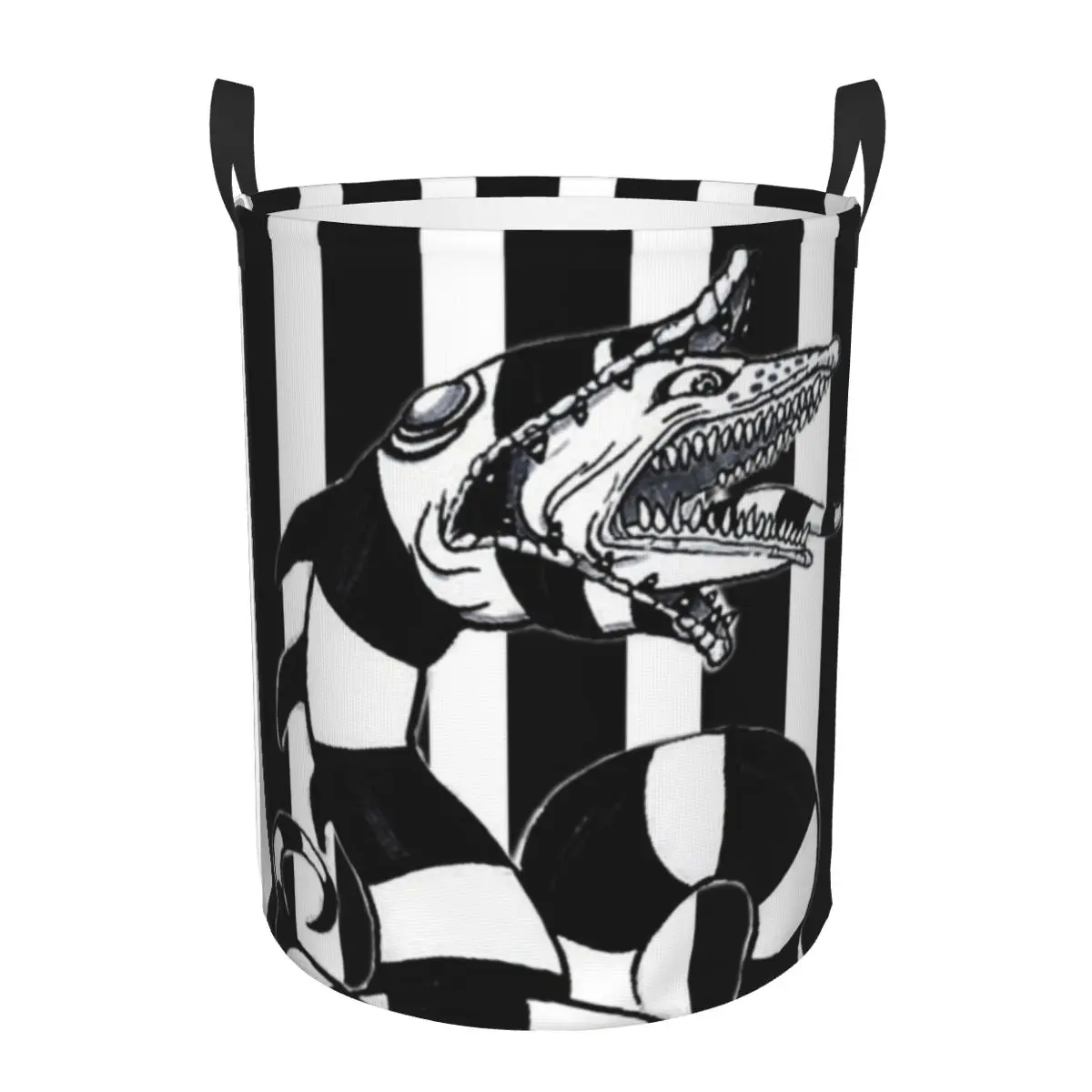 Custom Beetlejuices Sandworm Laundry Hamper Large Storage Basket Tim Burton Horror Movie Kids Nursery Toy Organizer