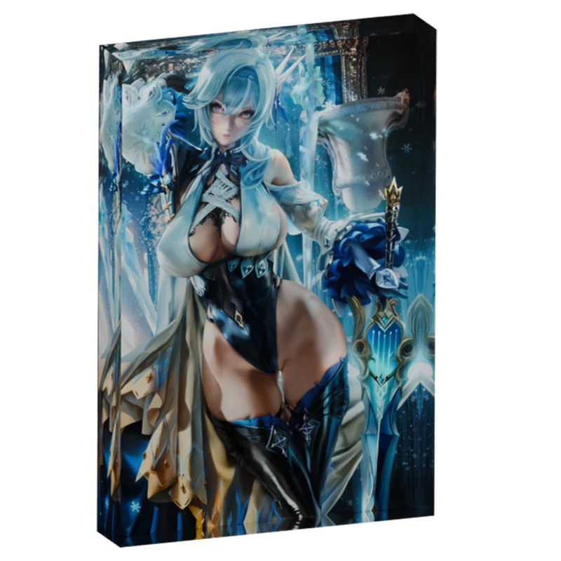

Eula Genshin Impact Sexy Waifu Display,Custom Clear Anime Desk Sign Decor & Paperweight,Home Office Accessories,Collectible Gift