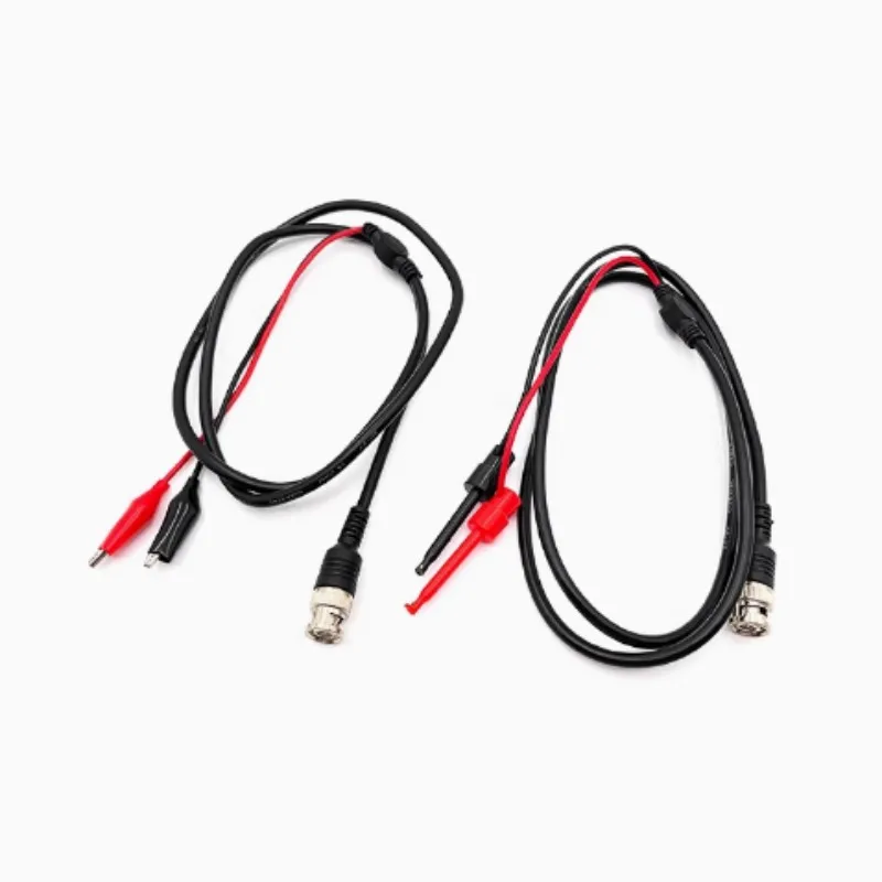 1pcs 1Meter BNC Q9 Male Plug To 4mm Banana Plug Hook Clip Test Probe Cable