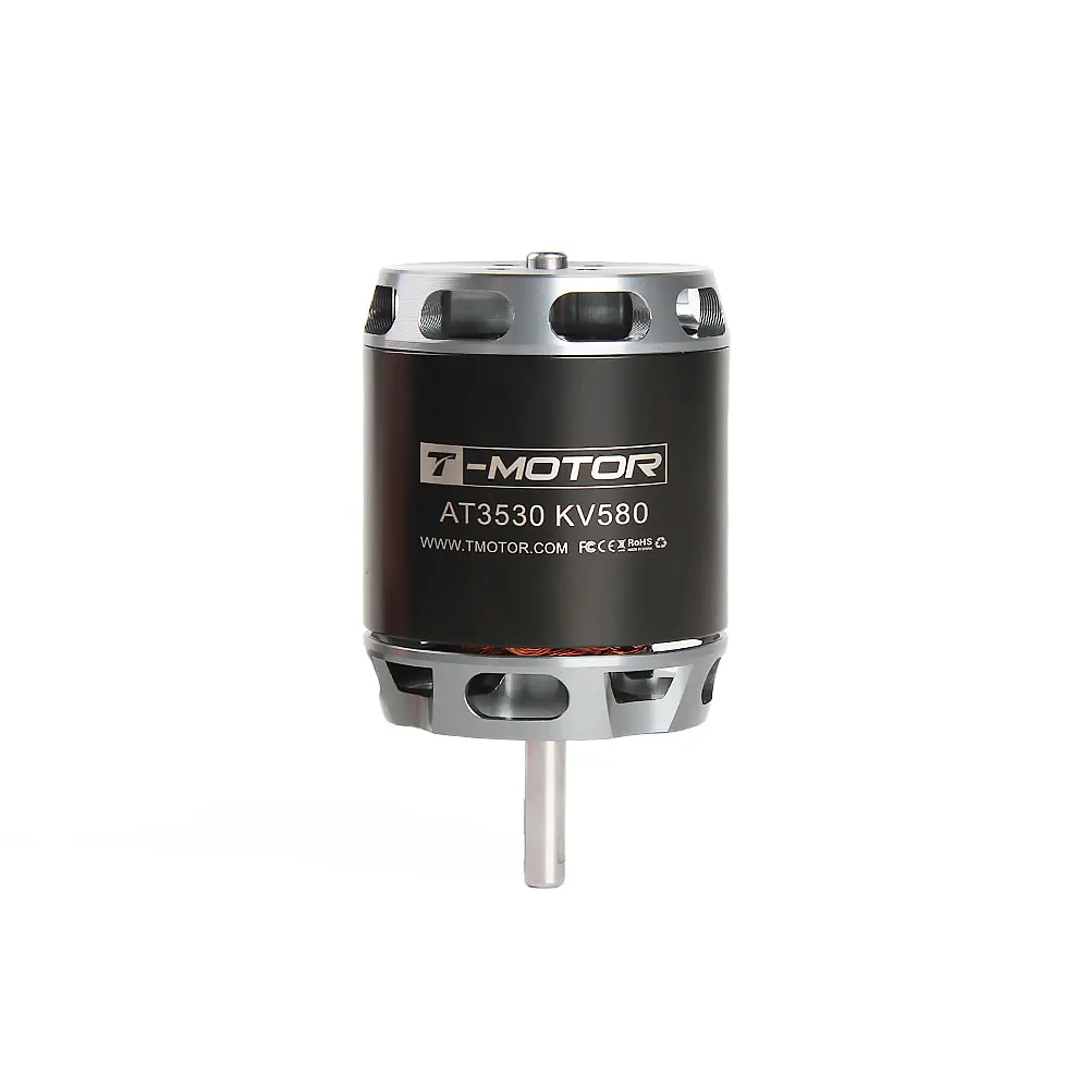 AT3530 T-MOTOR Long Shaft KV580 brushless motor for long range drones fixed wing uav for defence