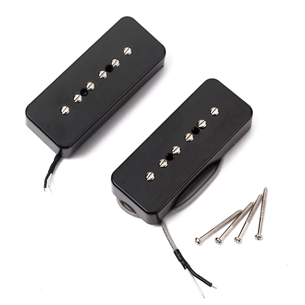 

P-90 Soapbar Neck Pickup High Output Single Coil Adjustable Poles Bar Magnets Heavy Blues Pickup