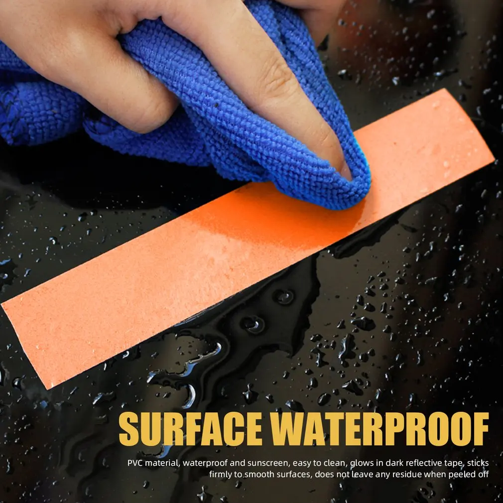 2021 nova pvc reflexivo brilho fita multi-cor auto-adesivo removível fluorescente brilhante escuro impressionante fitas de advertência