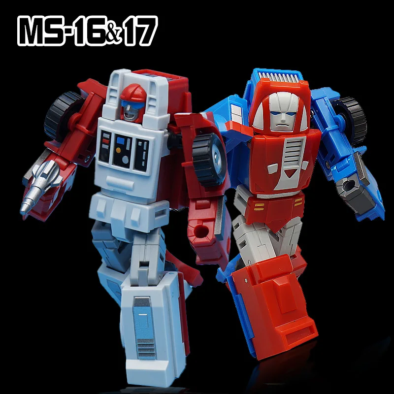 MechanicToy MFT MS-16 MS16 Rocke Gears MS-17 MS17 Spiale G1 10CM Mini Action Figure Transformation Robots Toys